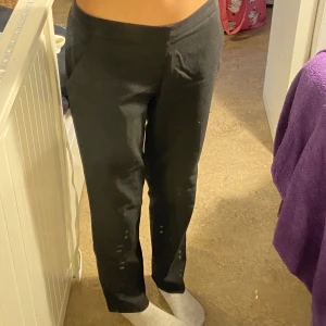 Kostym liknande byxor - Ett par kostym liknande byxor från Uniqlo.  Bra skick men ser att den är lite lite använd. Storlek S men passar Xs möjligtvis Xxs. (Katt i hemmet)