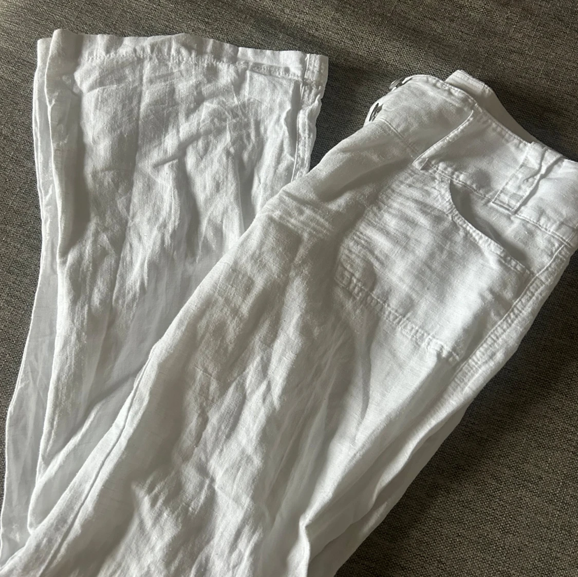 Lågmidjade linnebyxor  - 91