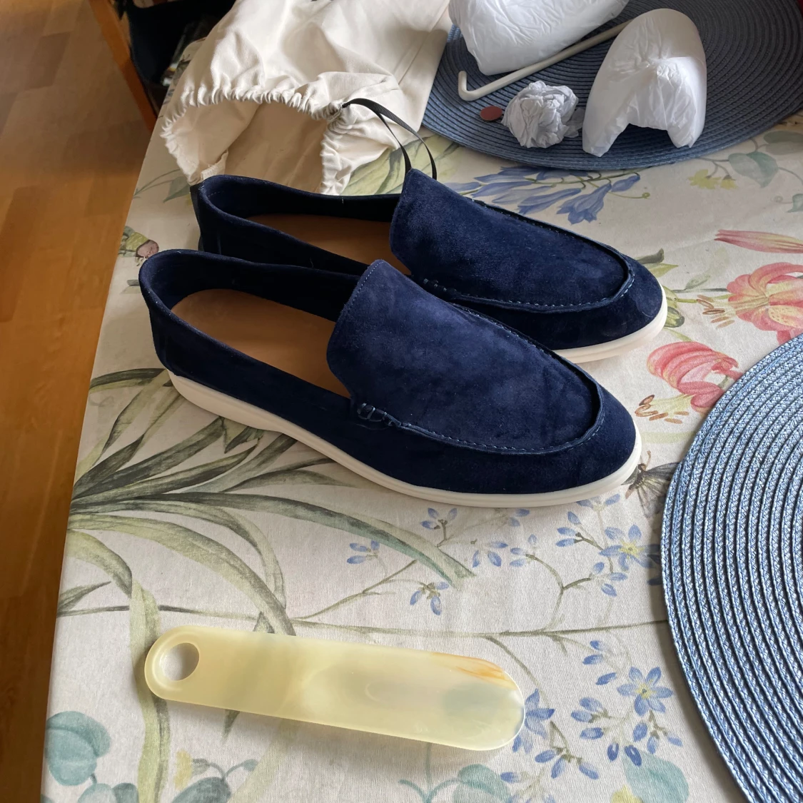 Suede Loafers 