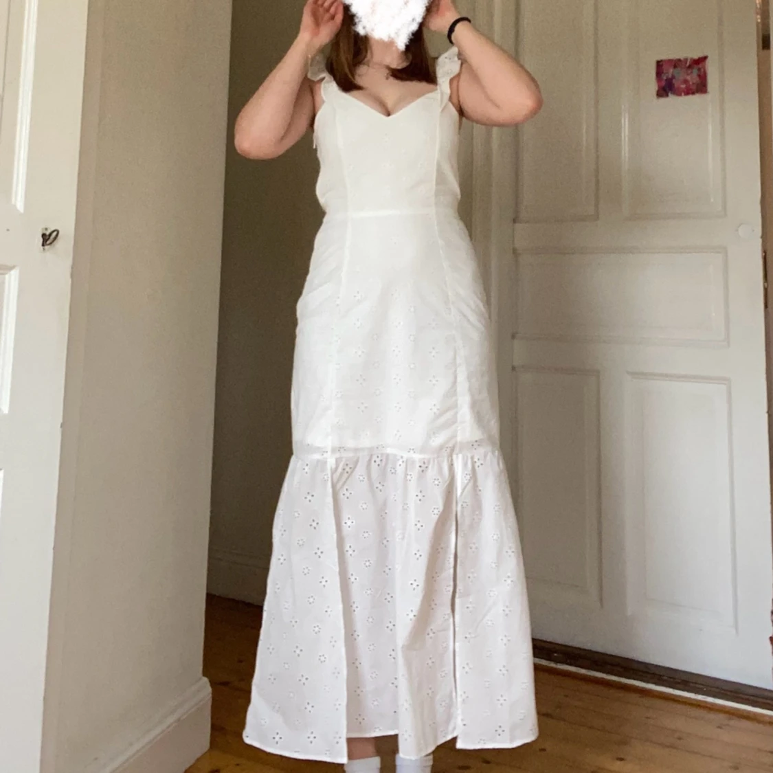 Vit långklänning🤍 - 90