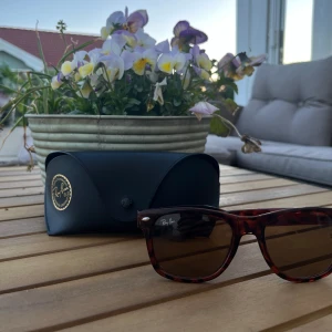 Raybans - Raybans sunglasses🕶️ 9/10 skick🌟, og box ingår, färgen är  leopard brun🐆