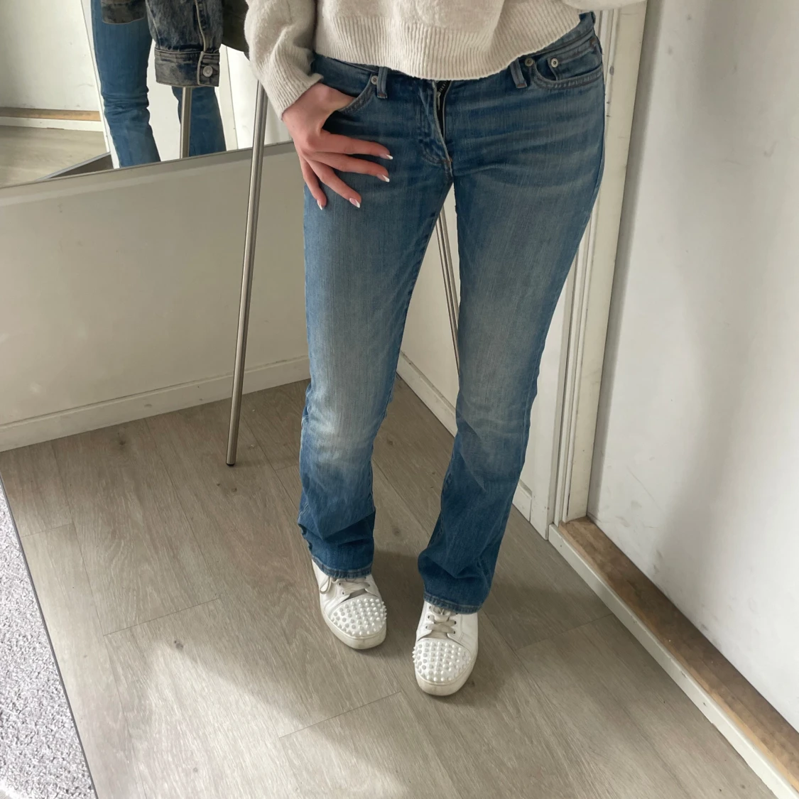 Lågmidjade jeans - 90