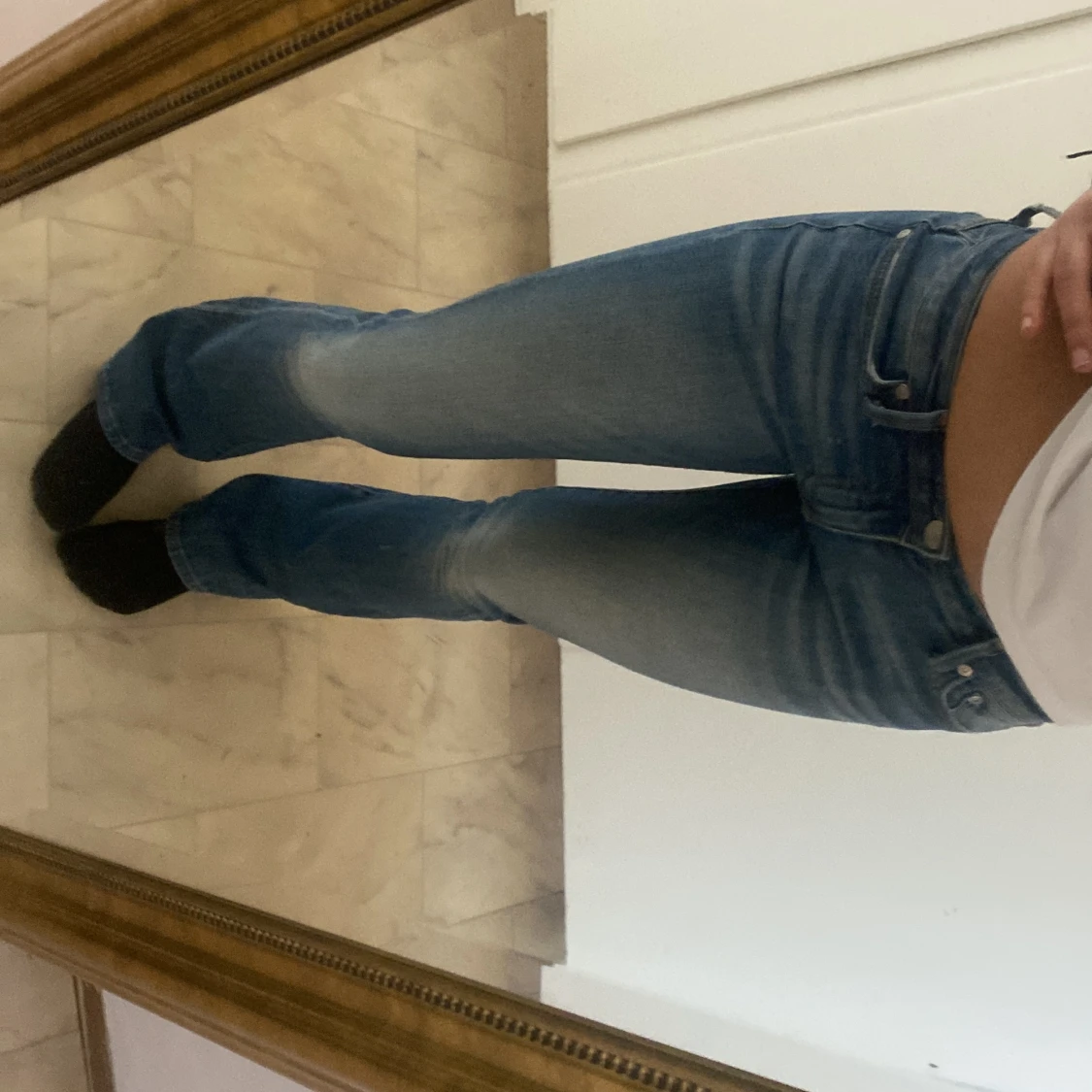 Lågmidjade bootcut  - 91