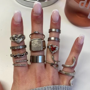 Silver ringar - Säljer dessa då dem inte kommer till användning, går att köpa separat💕