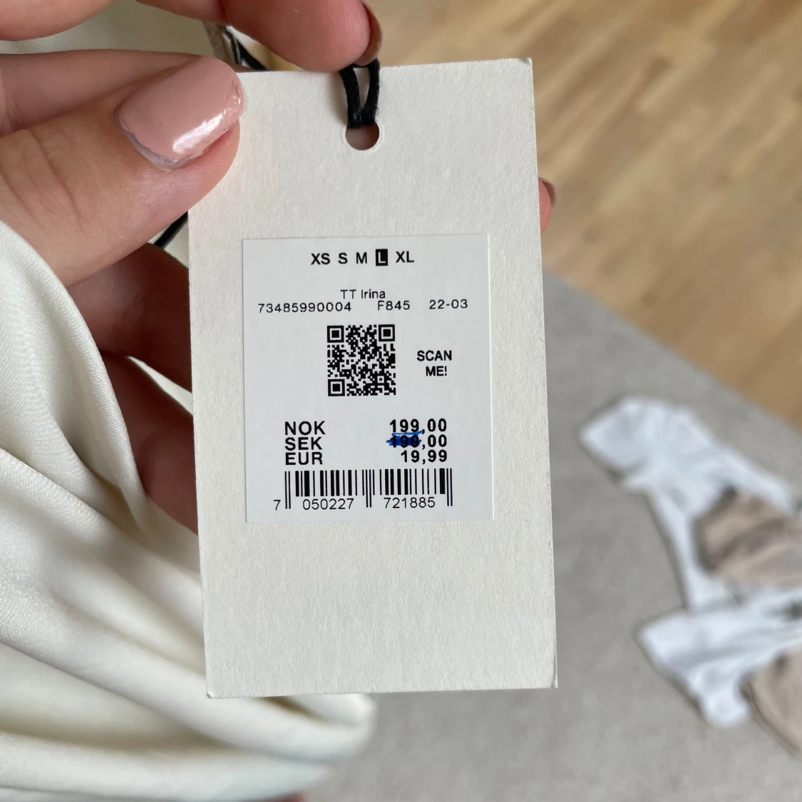 Topp med hög krage  - 92