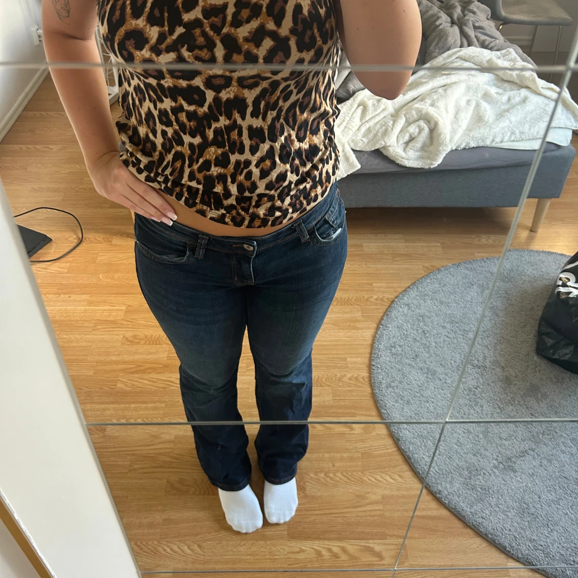 Lågmidjade jeans - 90