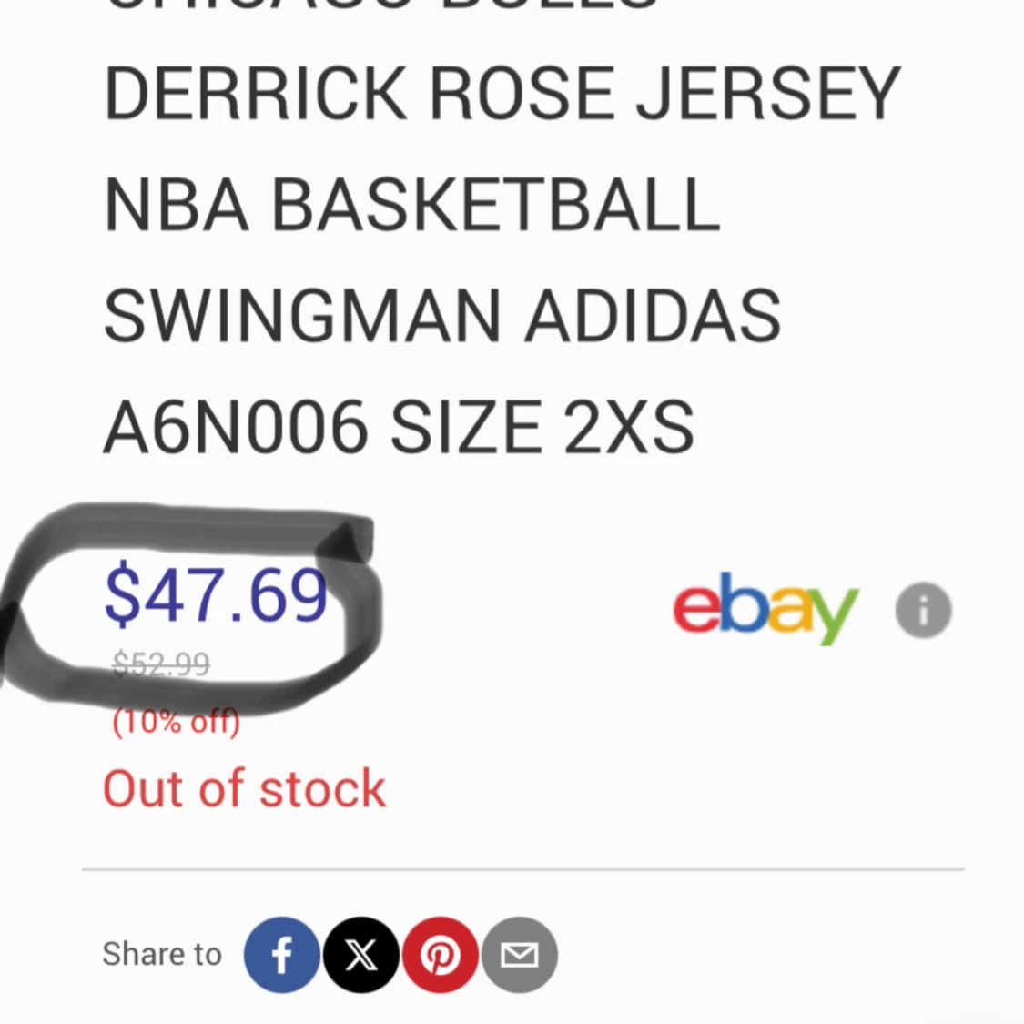 #1 Derrick Rosé NBA tröja Chicago Bulls - 93