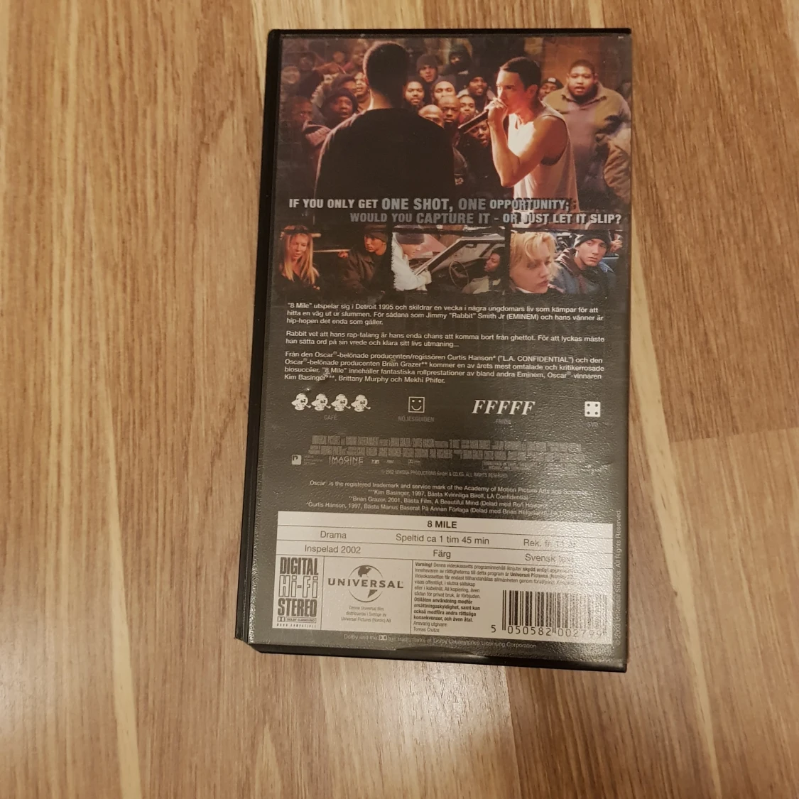 VHS 8 Mile Eminem  - 90