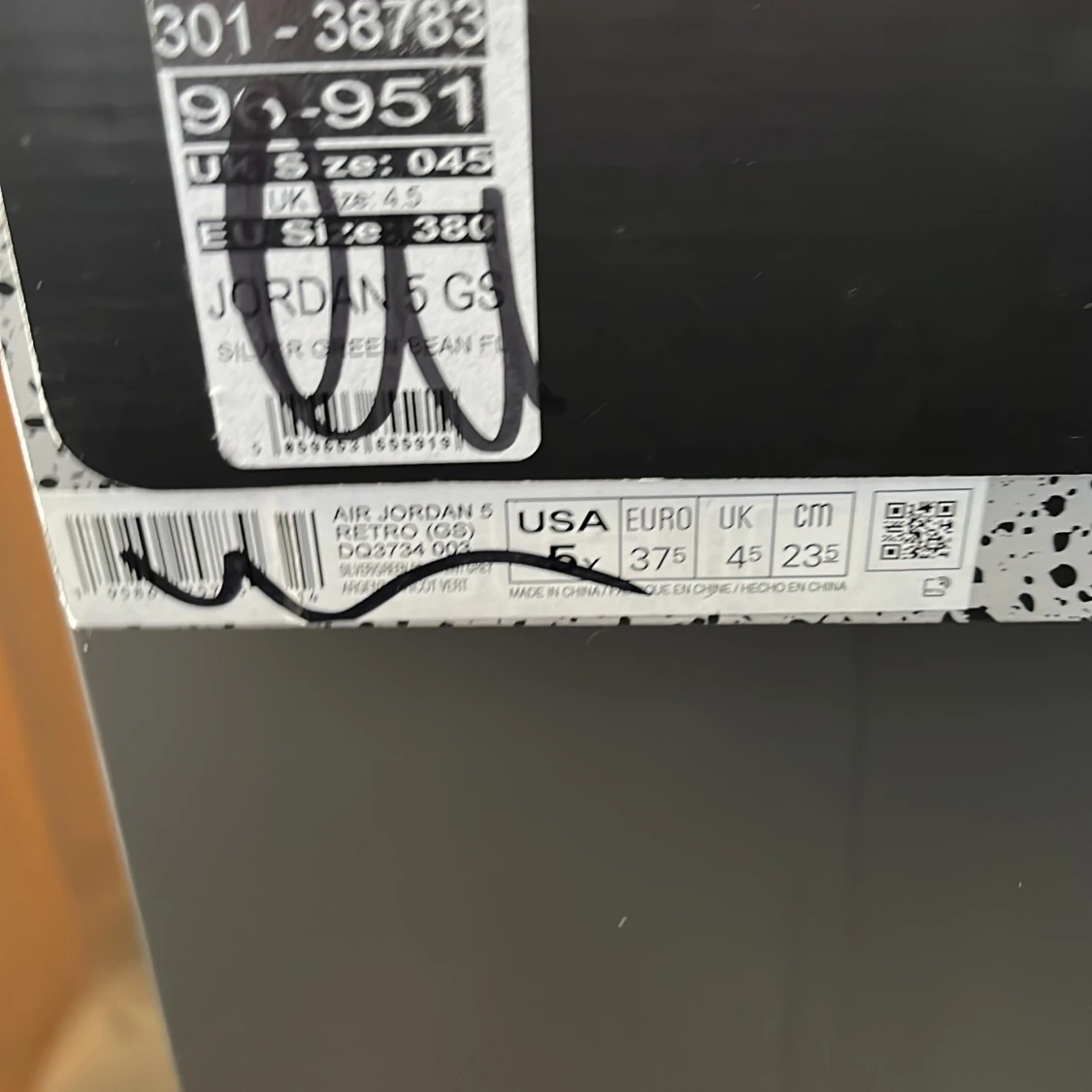 Jordan 5 GS grean bean - 93