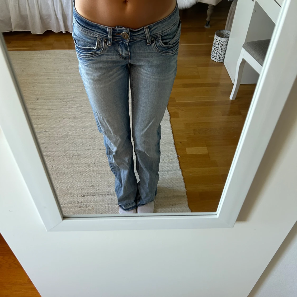 Lågmidjade jeans bootcut