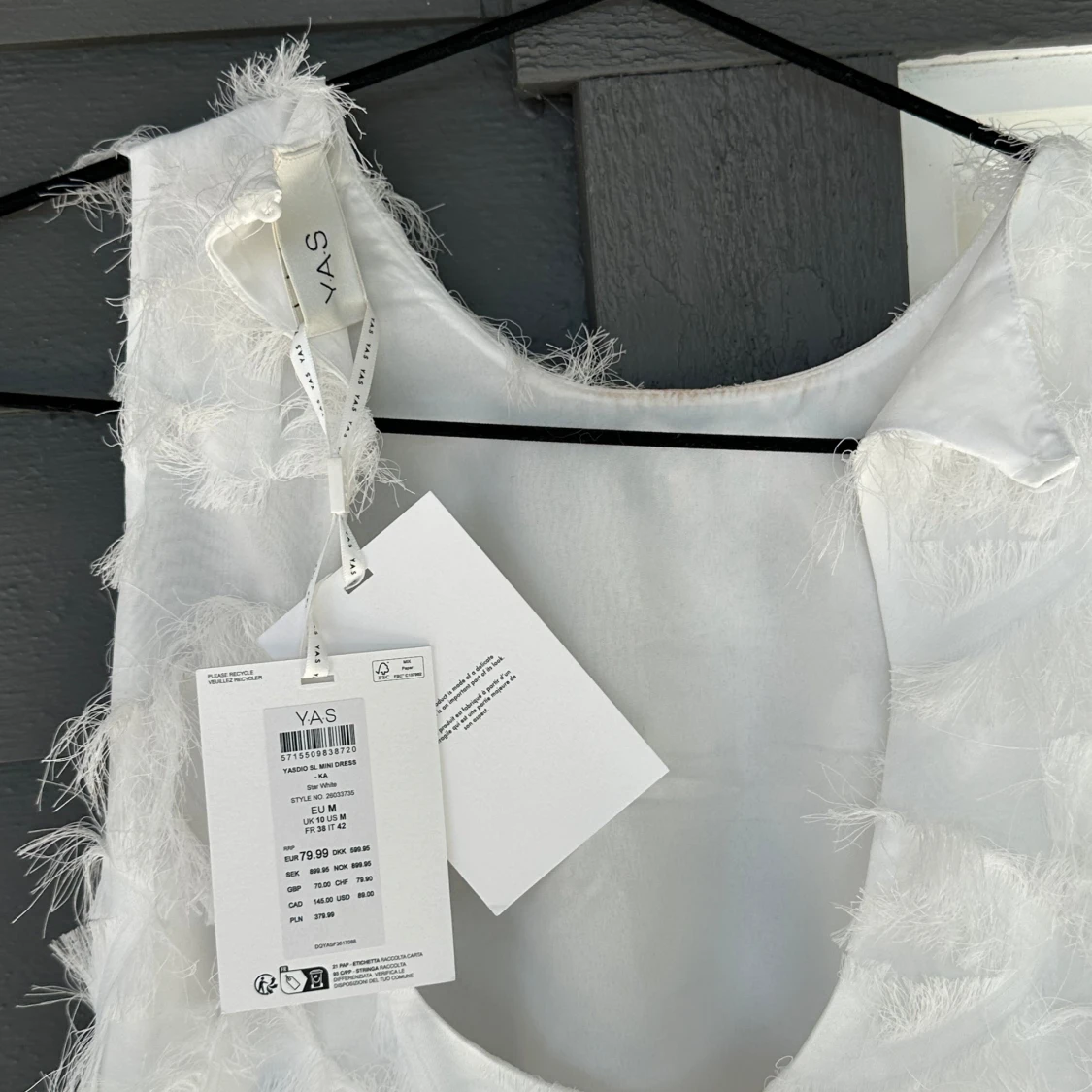 YAS vit klänning - 91