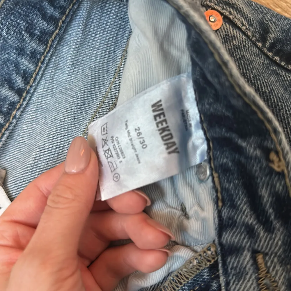 Säljer dessa jeans i bra skick.. Jeans & Byxor.