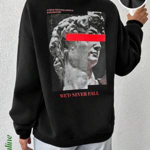 Superfin sweatshirt med tryck. Köpt för 239kr. Storlek S. Knappast använd.