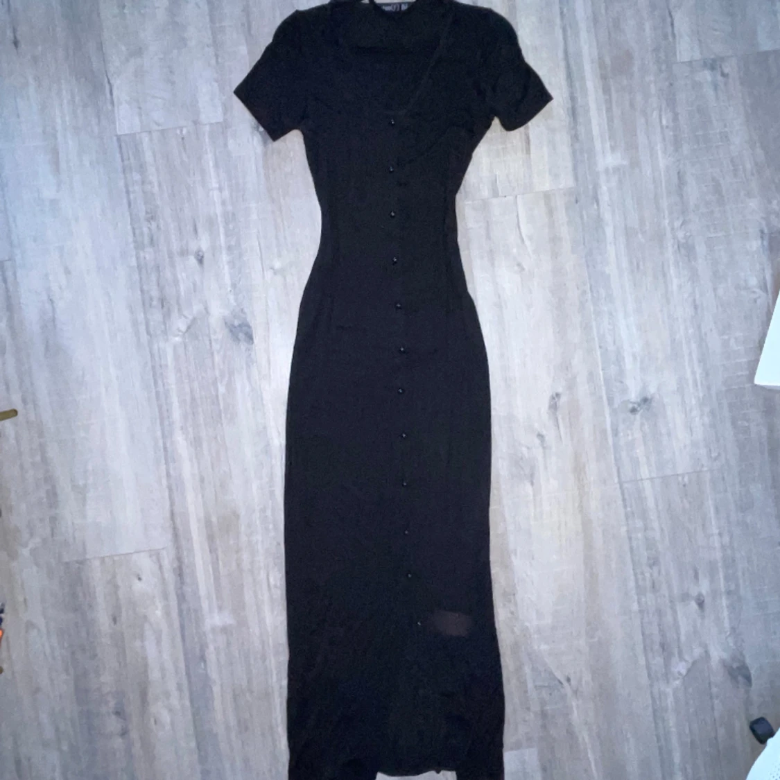 Svart långklänning