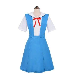 Asuka schoolgirl cosplay  - så gott som ny Asuka cosplay säljs för 50% rea. Peruk ingår och går att köpa separat pros går att diskutera och fråga om bilder om det behövs!