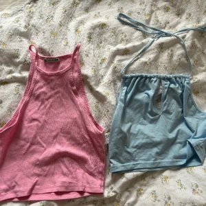 Två somriga toppar (rosa & blå) - Rosa från Zara strl S Blå från Shein strl M 50kr för båda