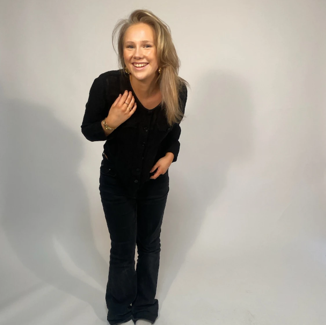 Svart kofta🤍 - 91