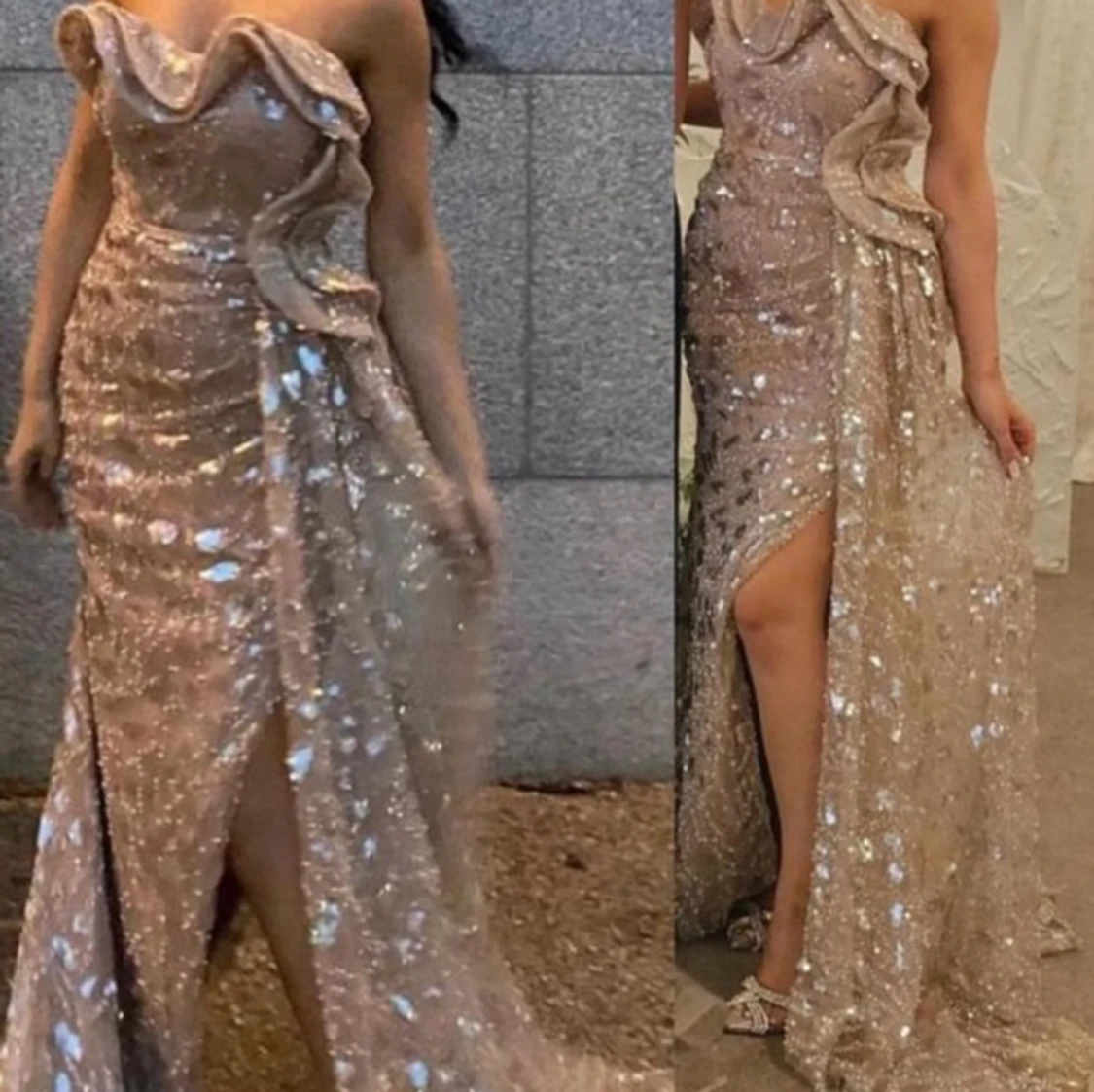 Vacker bal/arftonklänning, använd endast under en kväll