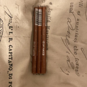 Läpp penna  - 20kr st, 70kr för alla tre, helt oanvända och mycket pigmenterade så behövs inte mycket av dem ( håller längre) väldigt vacker färg/ nude