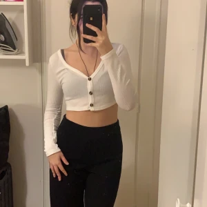 Vit kropptop tröja - Fin