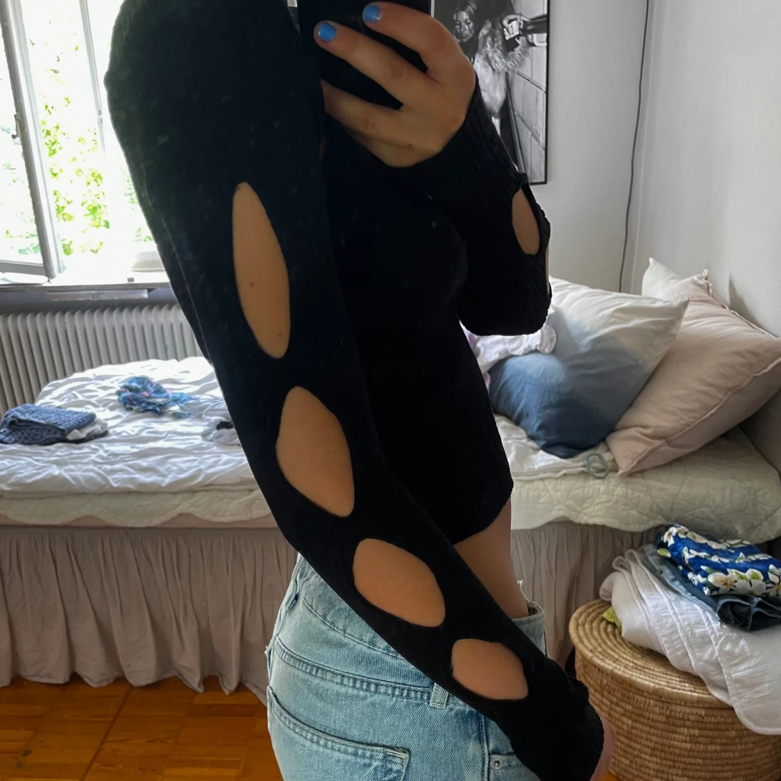 Cool topp med hål - 90