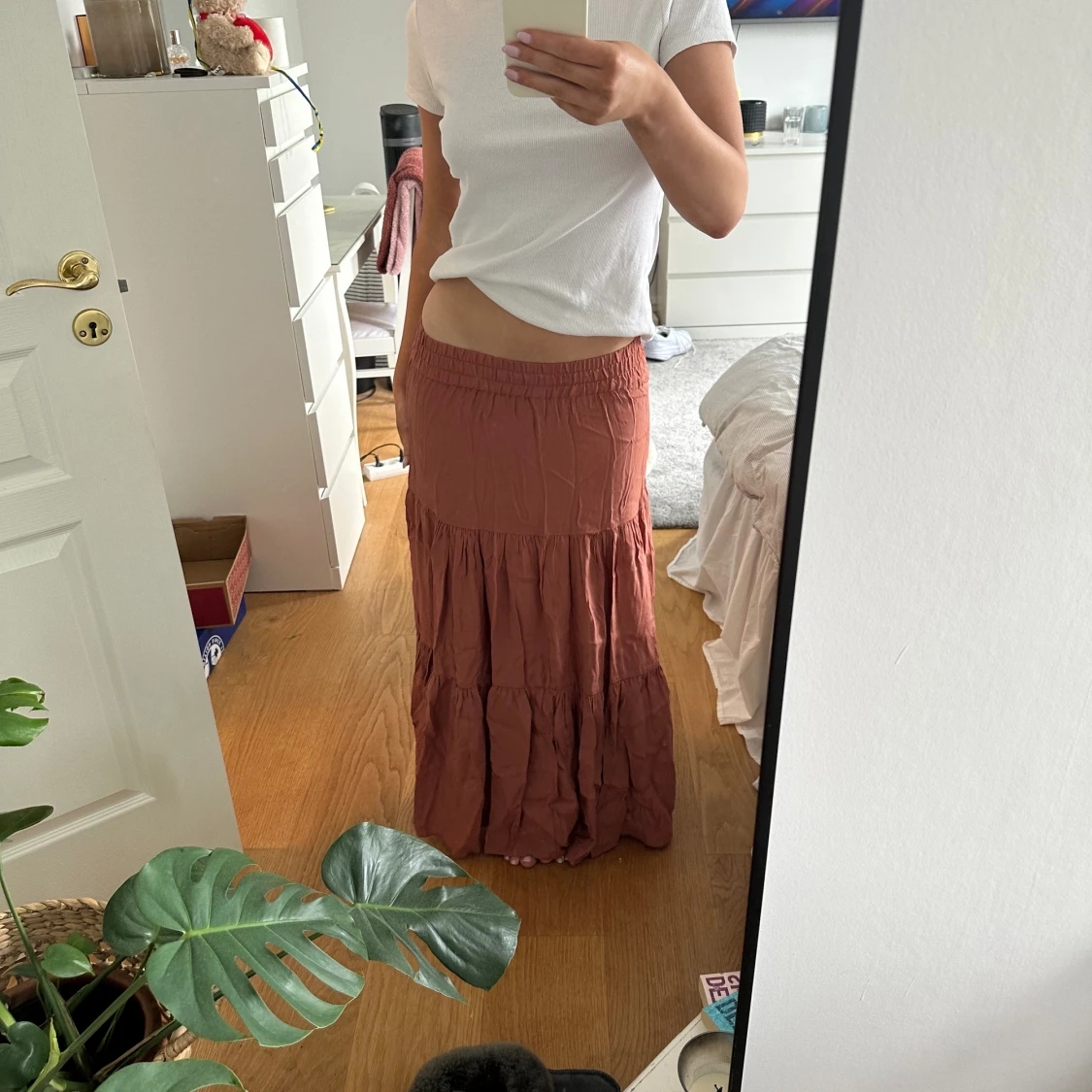 Flowy maxi kjol - 90