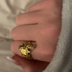 Guld ring - Säljer denna snygga ringen, der får att fixa storleken på den