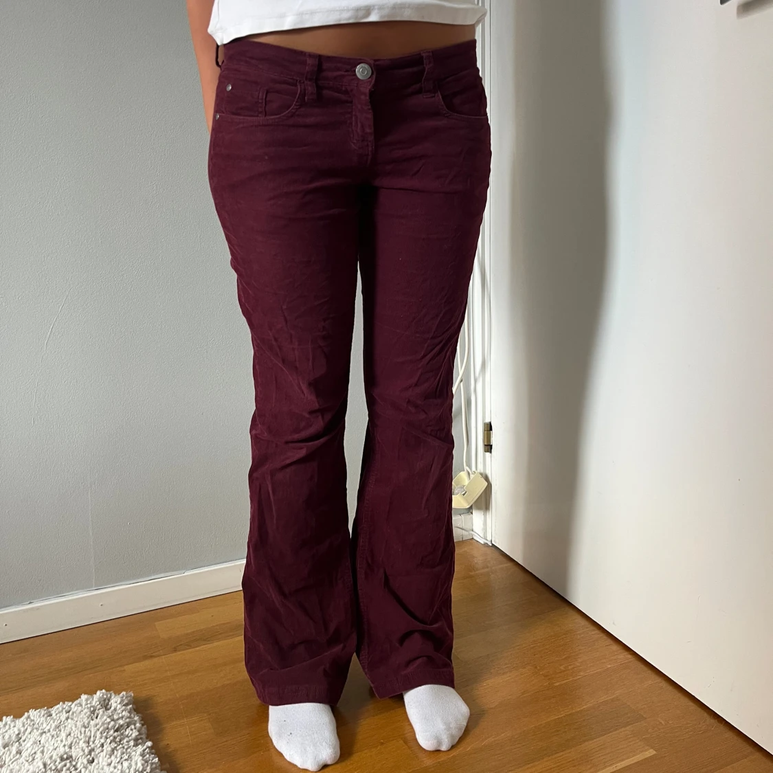 Lågmidajde bootcut jeans 