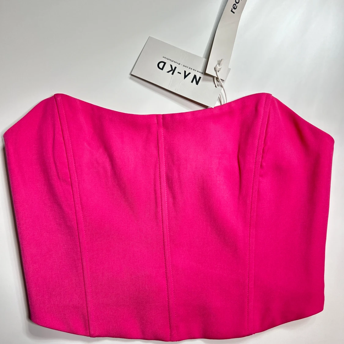 Recycled Korsett-topp med smock bak