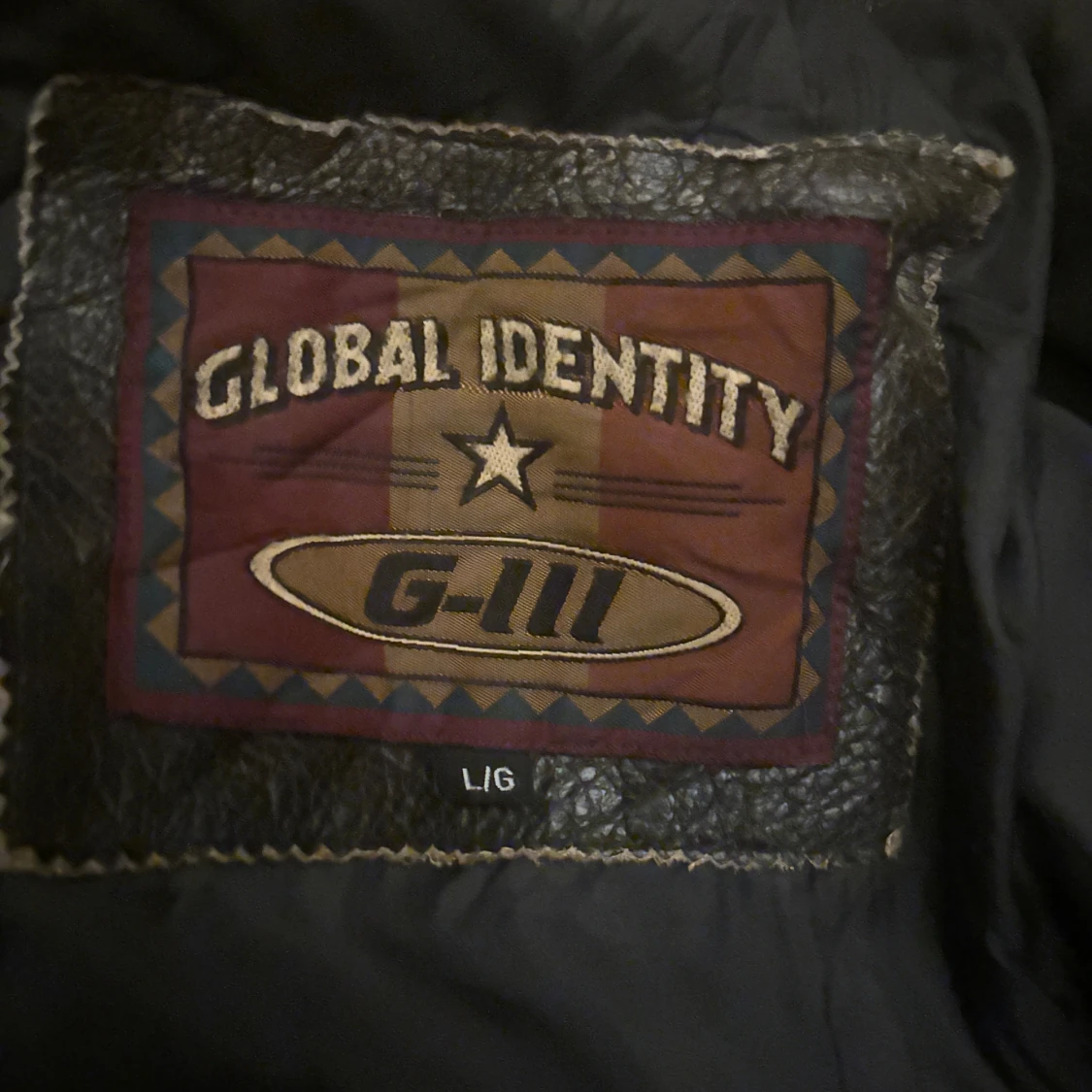 Vintage skinnjacka - 90