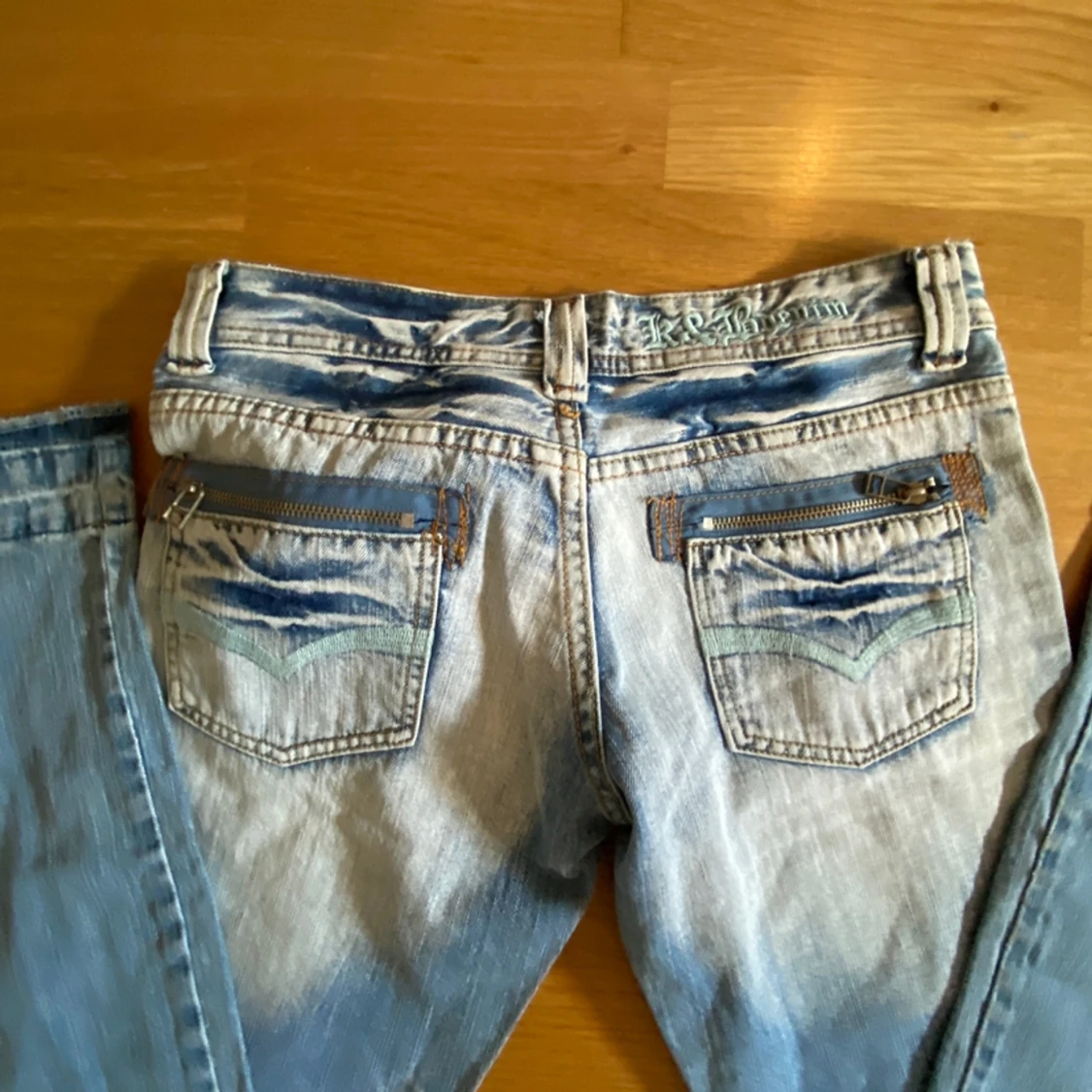 Lågmidjade bootcut jeans - 91