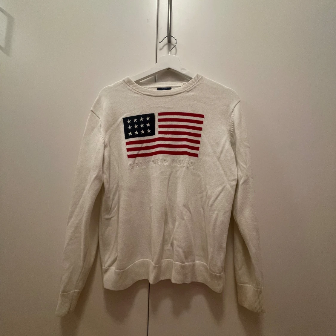 amerika stickad gant tröja🇺🇸