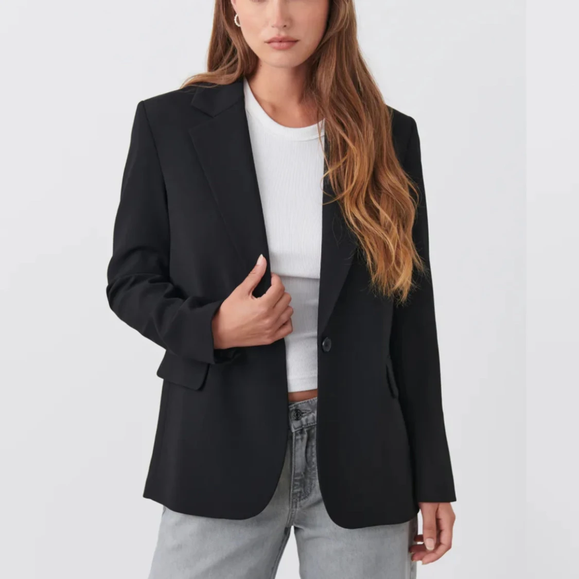 Svart kavaj gina tricot