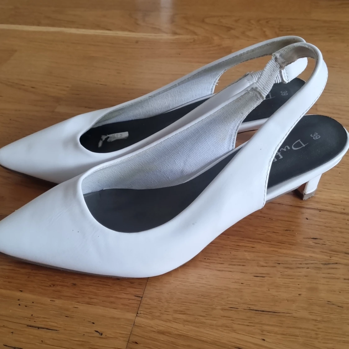 Högklackar vita - 90