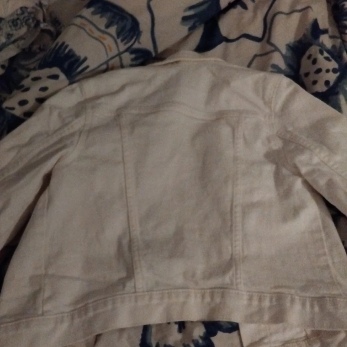 Vit jeansjacka  - 92