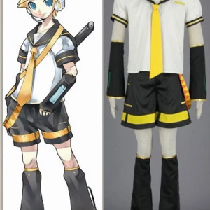 Len Kagamine Cosplay - Säljer/trade en len kagamine cosplay. Helt okej kvalitet och har används i knappast 2 timmar. Peruk medföljs