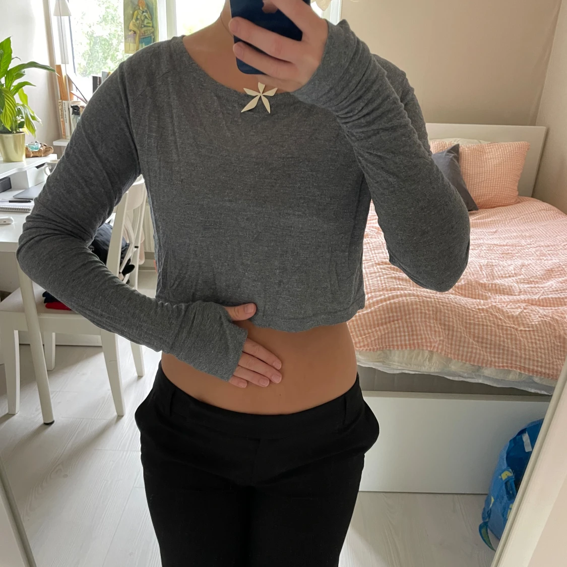 Grå träningströja 