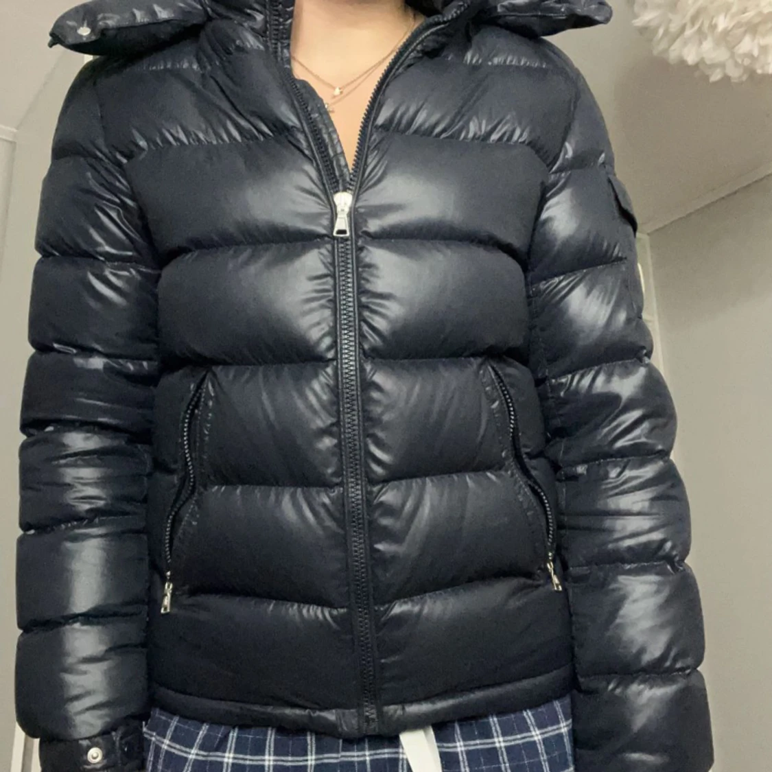 Marinblå maya jacka - 90