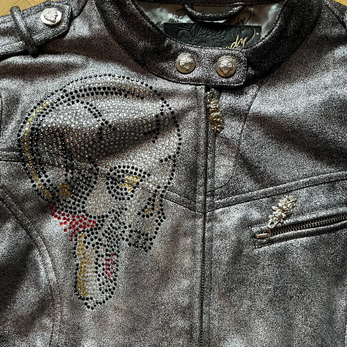 Ed Hardy skinnjacka (Limited Editon)  - 91