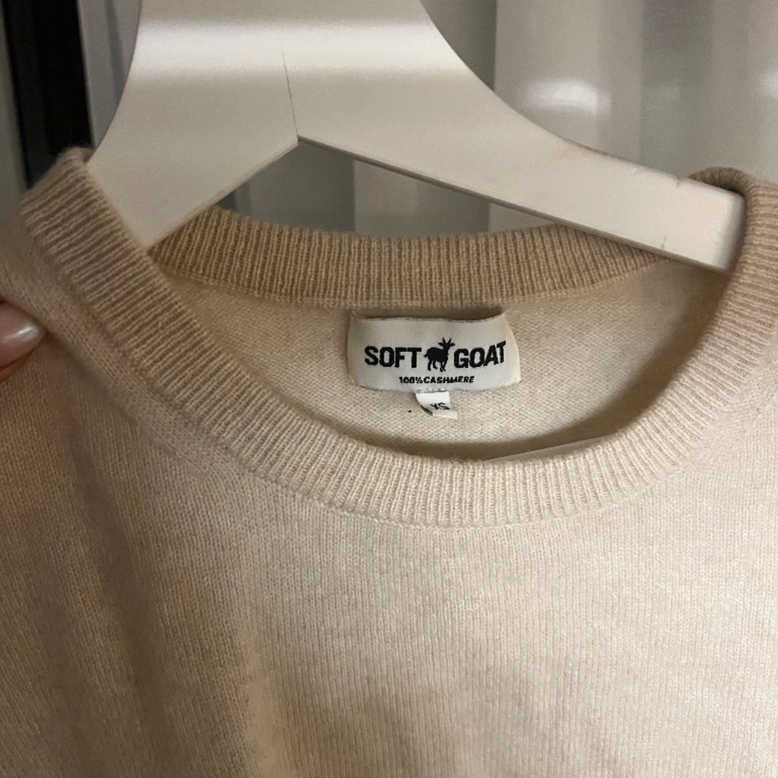 SOFT GOAT trekvarts tröja 100% chasmere  - 90