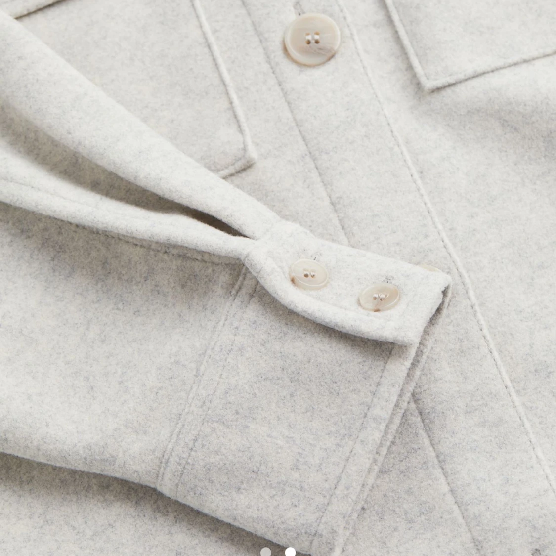 Beige/grå kappa - 90