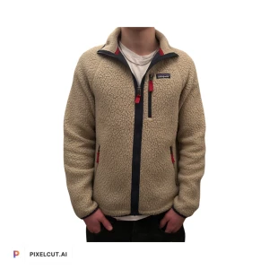 Patagonia fleece - Vit patagonia fleece i väldigt bra skick, använd fåtal gånger och inga defekter. Riktigt varm o skön