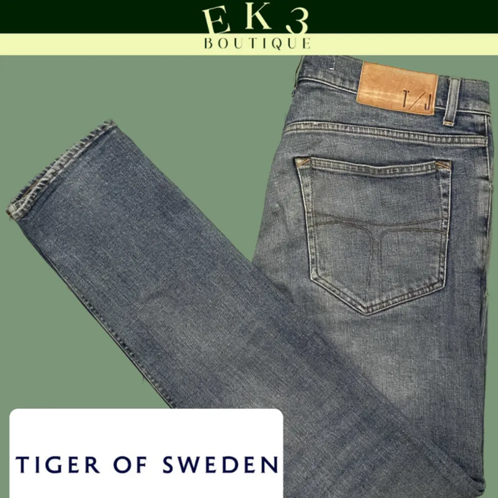 Soft slim jeans från Tiger of sweden Midjestorlek: 30 Längd: 32  Mått och fler bilder skickas vid intresse. Jeans & Byxor.