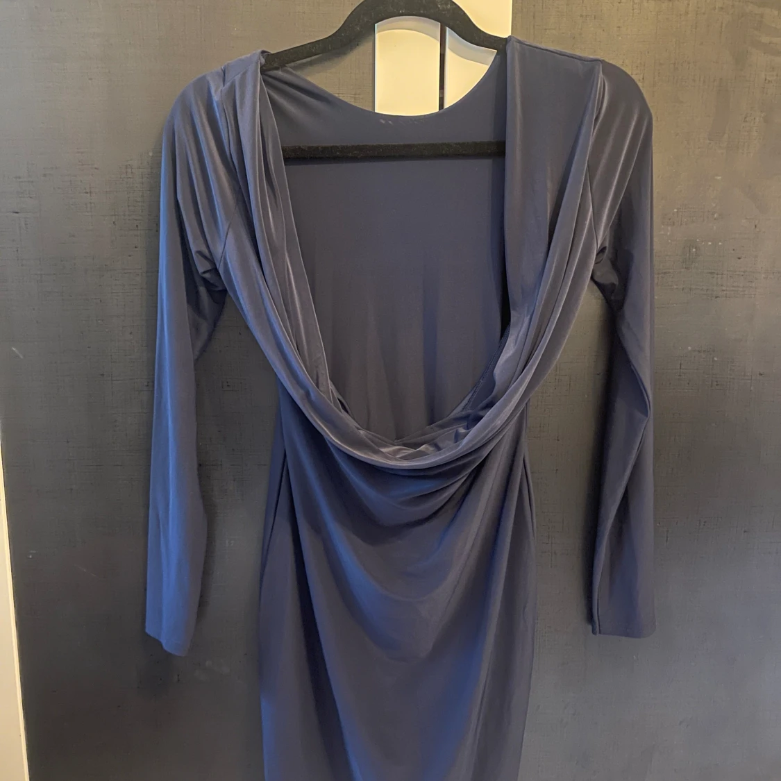 Marinblå klänning - 90