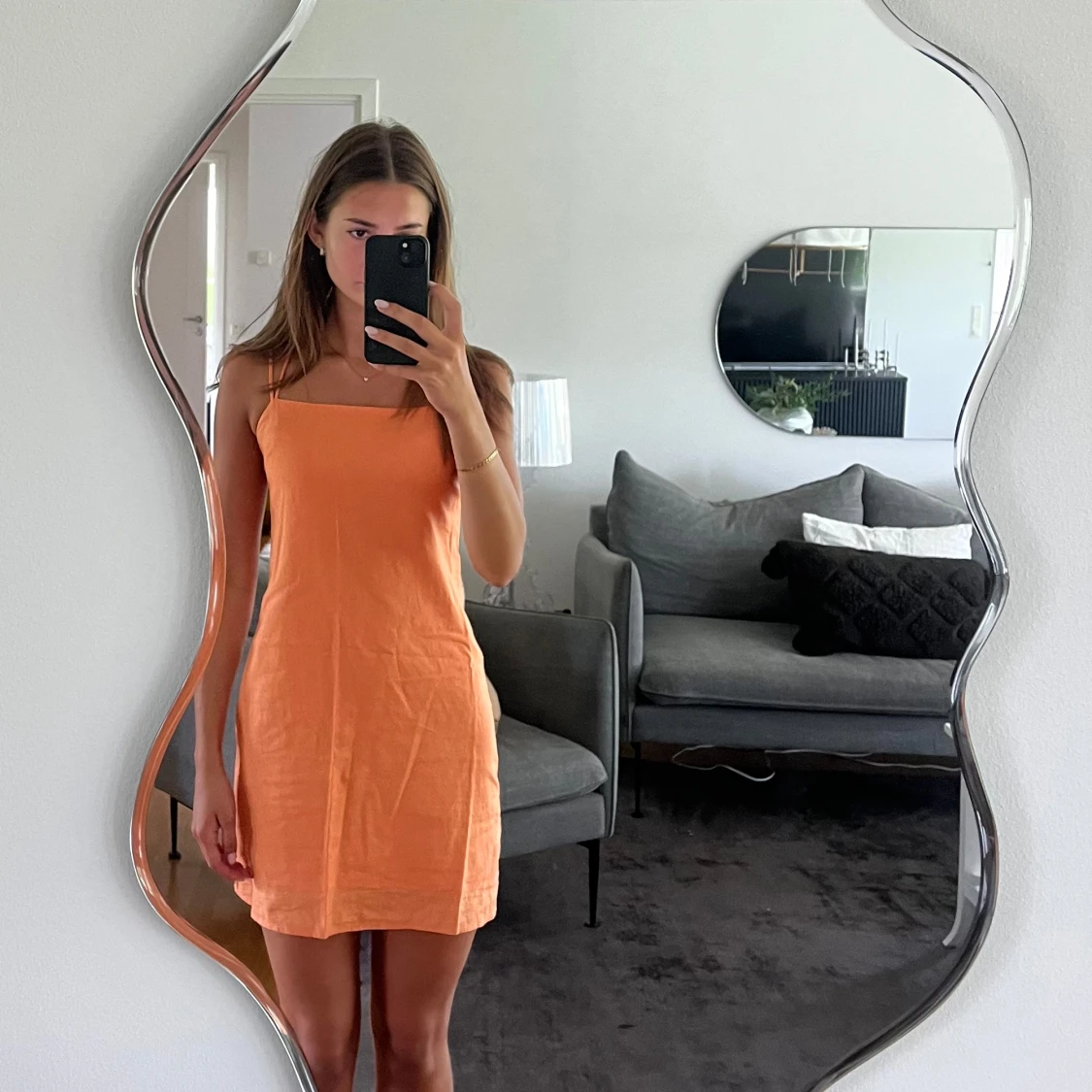 miniklänning i linne 