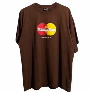 Vintage T-Shirt - Masturbate (save my life!) MasterCard parody vintage tee Sz XL 