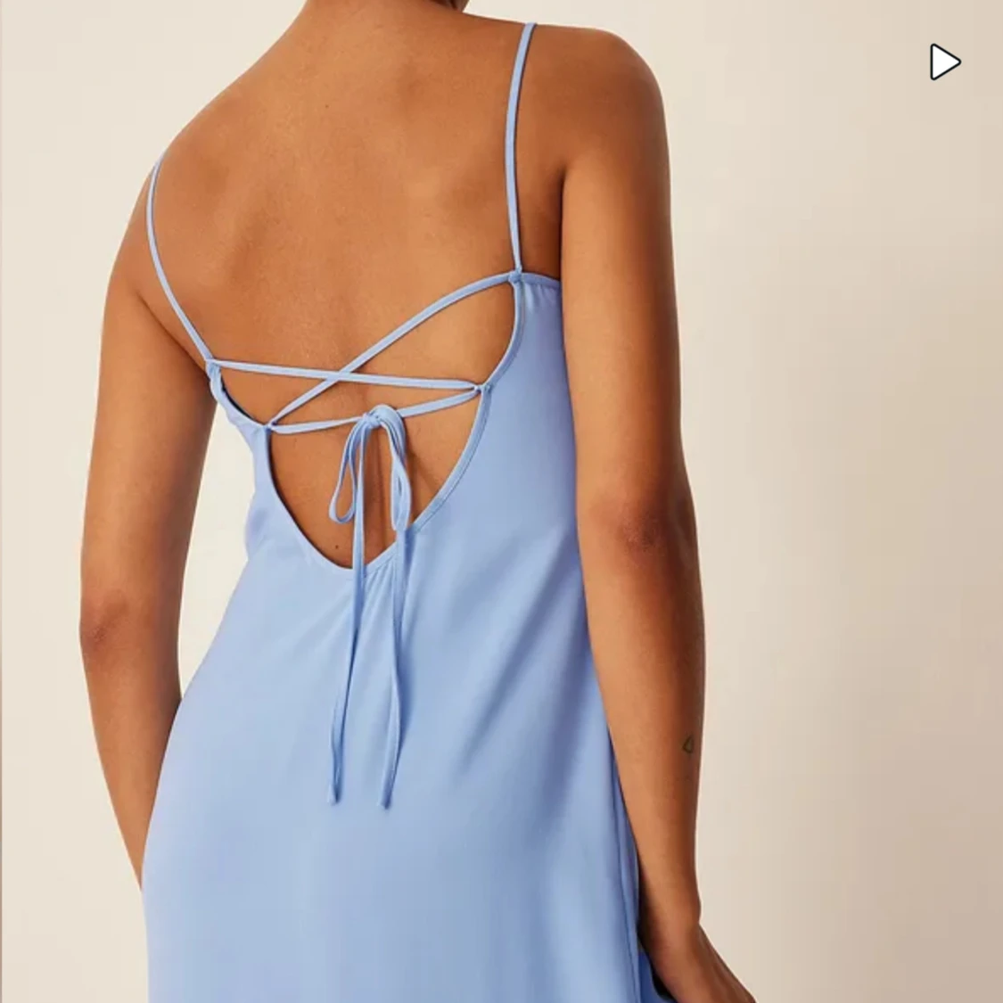 Blå långklänning  - 91