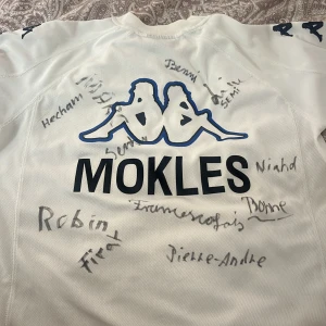 Werder Bremen  - Denna fotbolls t-shirt är från laget Werder Bremen från 1990 talet. 11 av spelarna har skrivit in sitt namn. Det är värt mycket!