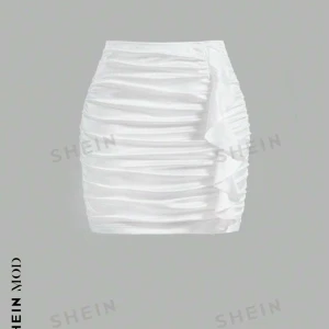 Kjol i S - Oanvänd kjol från shein i storlek s