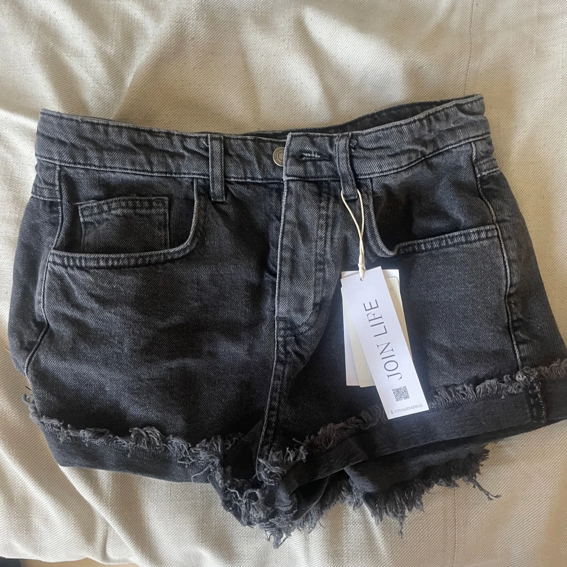 Svarta jeans shorts 